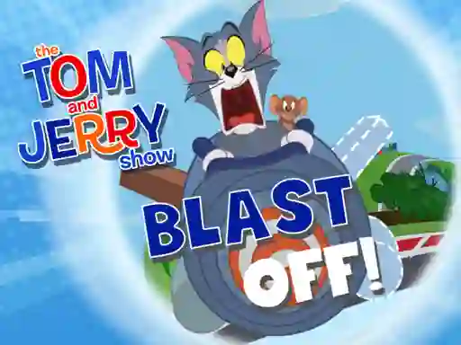 Гульня The Tom and Jerry Show Blast off! онлайн