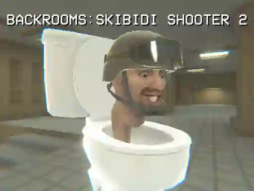 Гульня Backrooms: Skibidi Shooter 2 онлайн