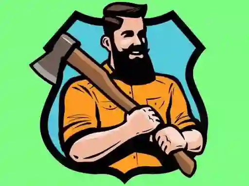 Гульня Woodcutter 3D онлайн