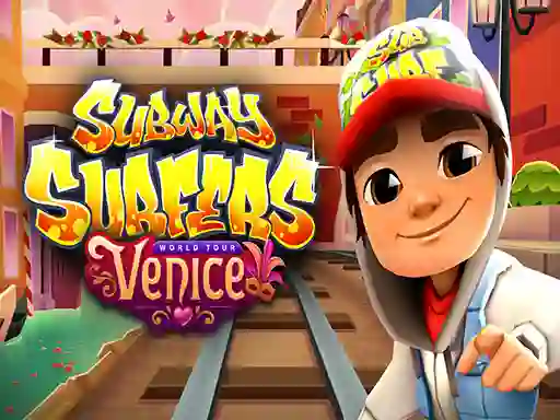 Гульня My World Tour Subway Surfers Venice онлайн