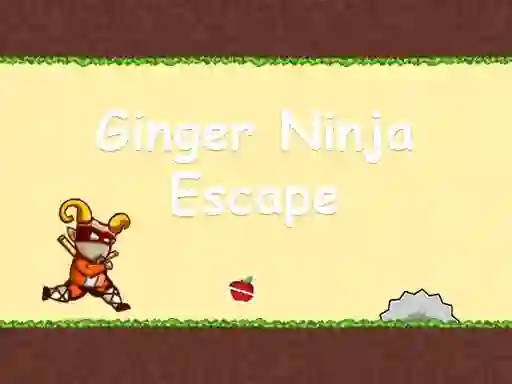 Гульня Ginger Ninja Escape онлайн