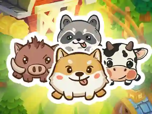 Гульня Animal Sort Cute Game Puzzle онлайн