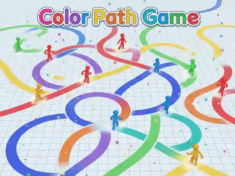 Гульня Color Path Game онлайн