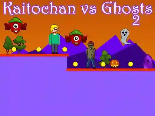 Гульня Kaitochan vs Ghosts 2 онлайн