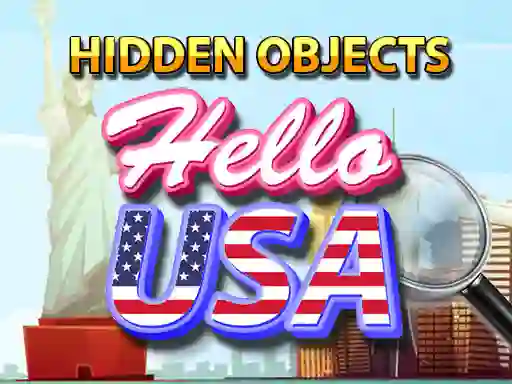 Гульня Hidden Objects Hello USA онлайн