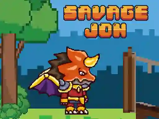 Гульня Savage Jon онлайн
