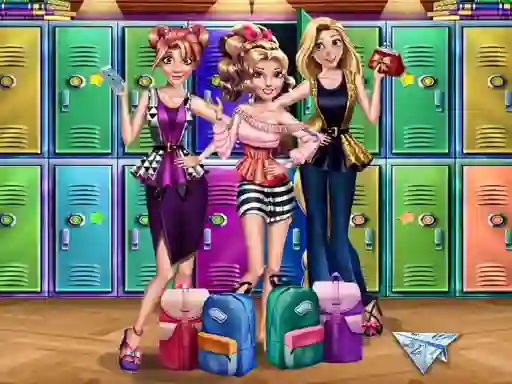Гульня Princess Back To School онлайн