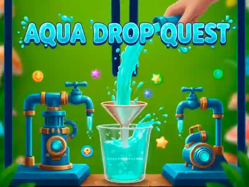 Гульня Aqua Drop Quest онлайн