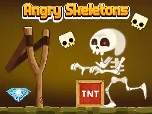Гульня Angry Skeletons онлайн