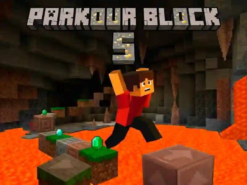 Гульня Parkour Block 5 онлайн