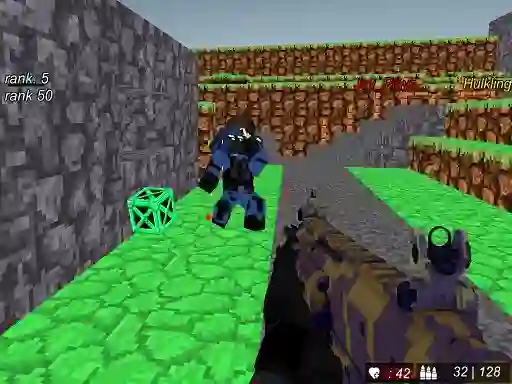 Гульня Blocky Wars Advanced Combat Swat Multiplayer онлайн