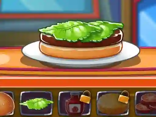Гульня Top Burger Cooking онлайн