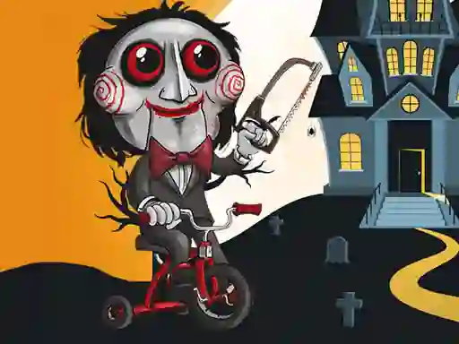 Гульня Scary Faces Jigsaw онлайн