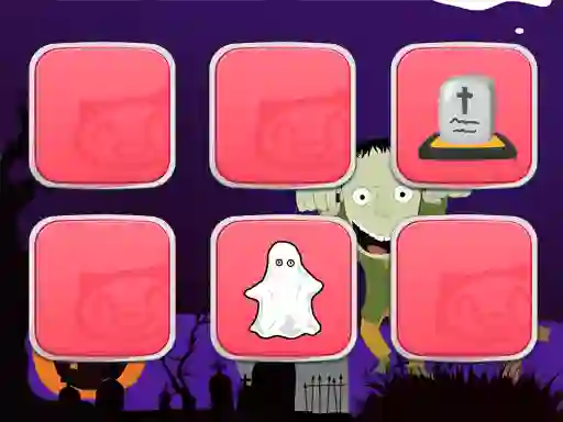 Гульня Memory Halloween онлайн