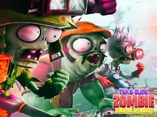 Гульня Tap & Click Zombie Mania Deluxe онлайн