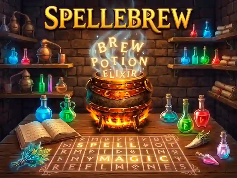 Гульня Spellebrew онлайн