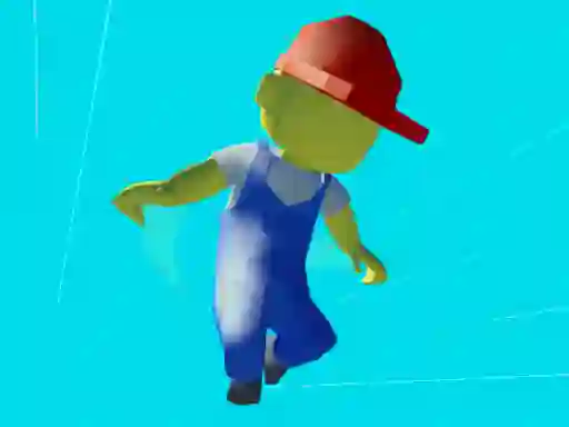 Гульня Parkour Run 3d.io онлайн