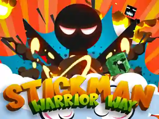Гульня Stickman Warrior Way онлайн