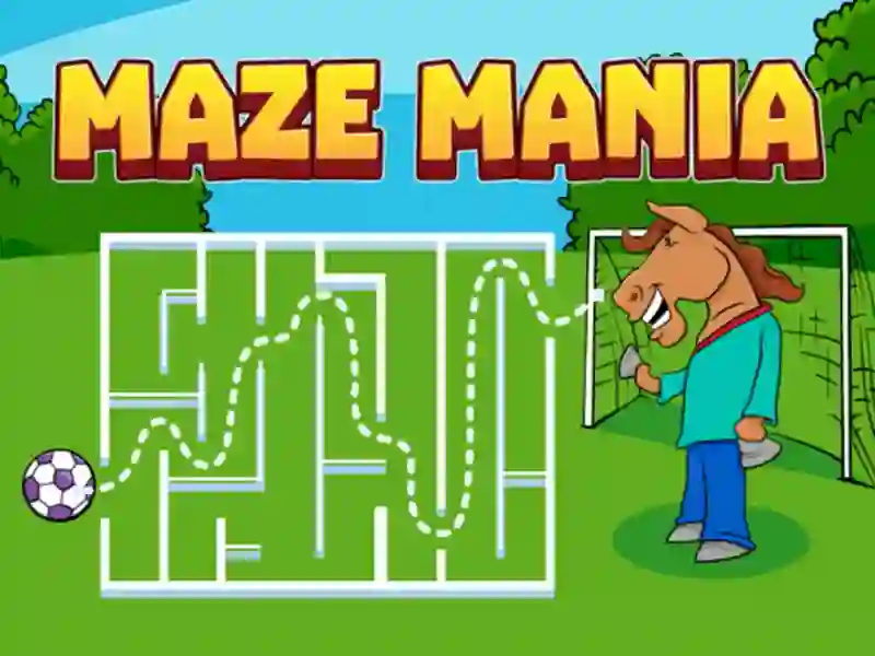 Гульня Maze Mania онлайн