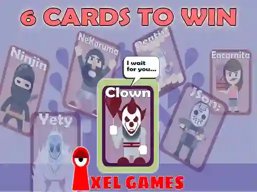 Гульня 6 Cards To Win онлайн
