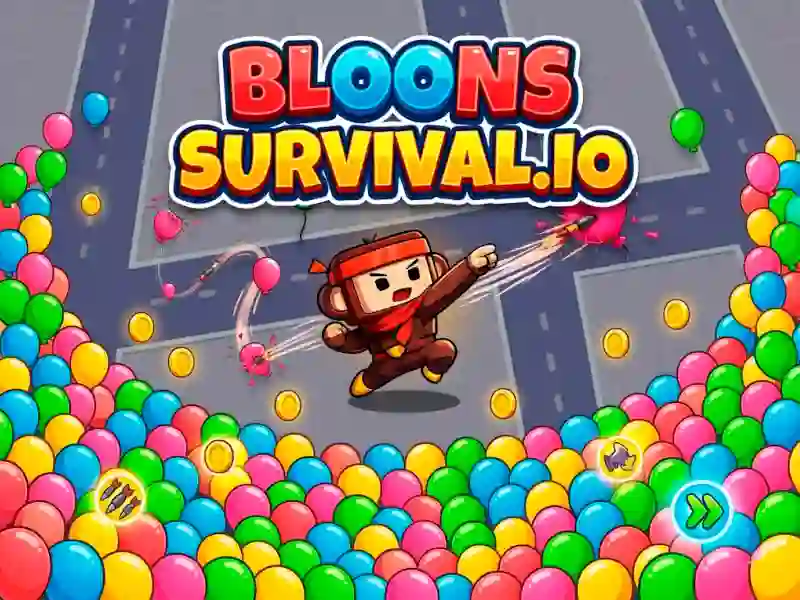 Гульня Bloons Survival.io онлайн