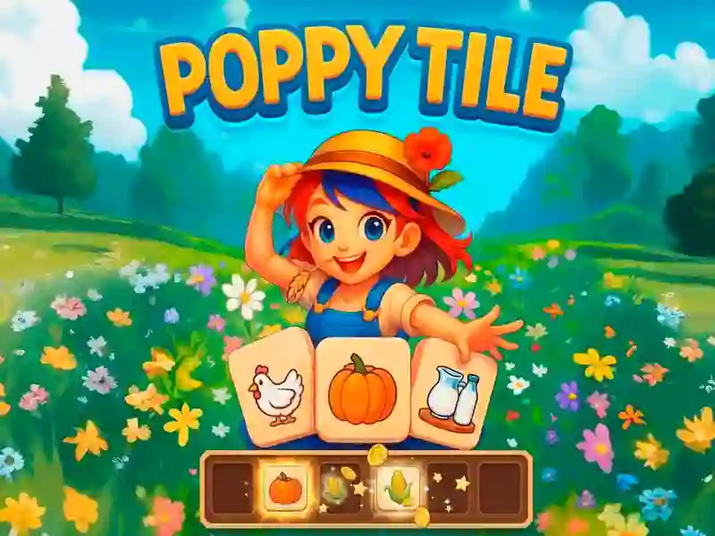 Гульня Poppy Tile онлайн