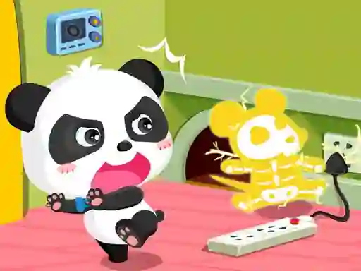Гульня Baby Panda Home Safety онлайн