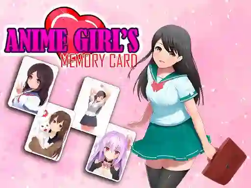 Гульня Anime Girls Memory Card онлайн