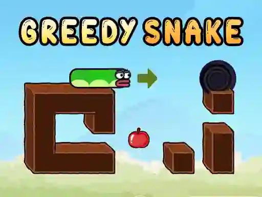 Гульня Greedy Snake онлайн