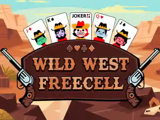 Гульня Wild West Freecell онлайн