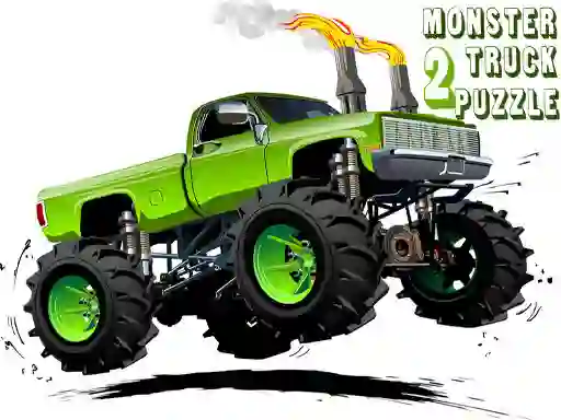 Гульня Monster Truck Puzzle 2 онлайн