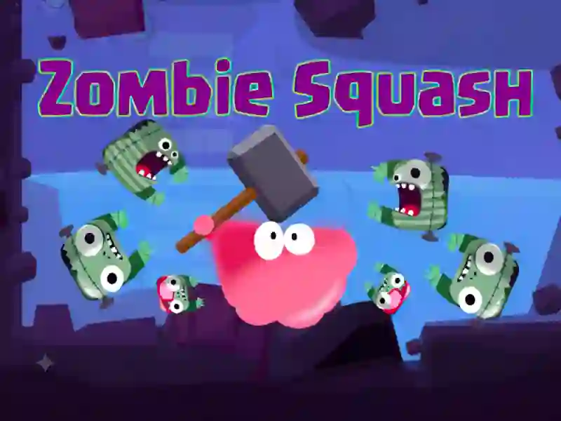 Гульня Zombie Squash онлайн