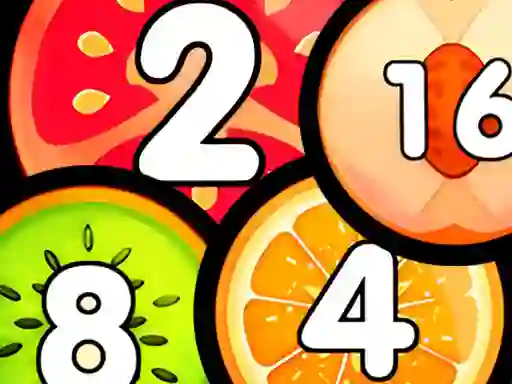 Гульня Merge Balls Shooter 2048 Connect Fruits онлайн