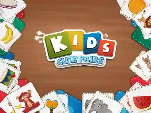 Гульня Kids Cute Pairs онлайн