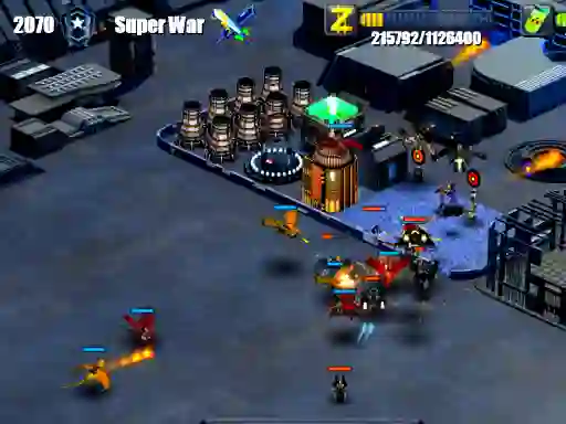 Гульня Wars of Worlds онлайн