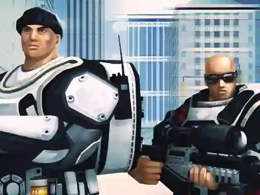 Гульня Mad Combat Marines онлайн