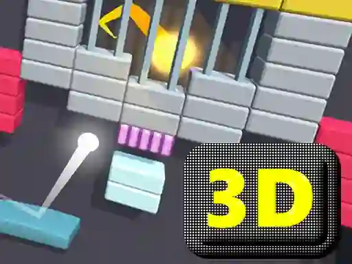 Гульня Brick Breaker 3d онлайн