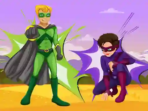 Гульня Superheroes Jigsaw онлайн