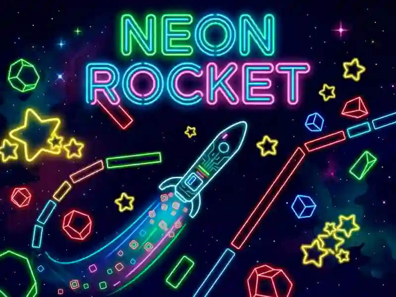 Гульня Neon Rocket онлайн
