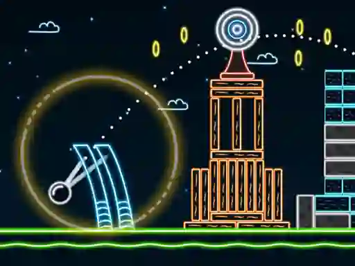 Гульня Neon Catapult онлайн