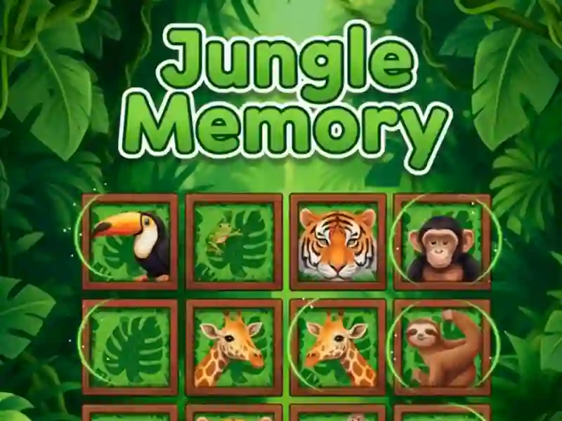 Гульня Jungle Memory онлайн