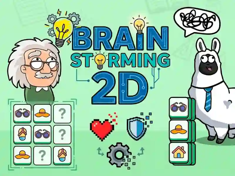 Гульня Brainstorming 2D онлайн