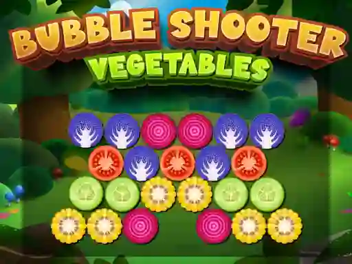 Гульня Bubble Shooter Vegetables онлайн
