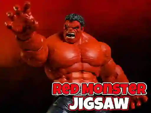 Гульня Red Monster Jigsaw онлайн