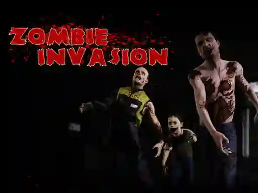 Гульня Zombie Invasion онлайн