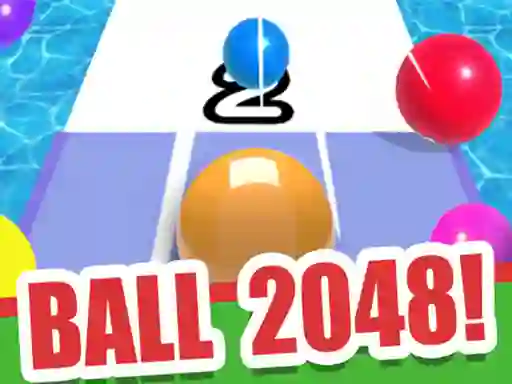 Гульня Ball 2048 онлайн