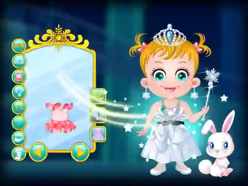 Гульня Baby Hazel Ice Princess Dressup онлайн