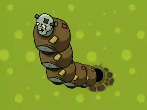 Гульня Zombie Worms онлайн