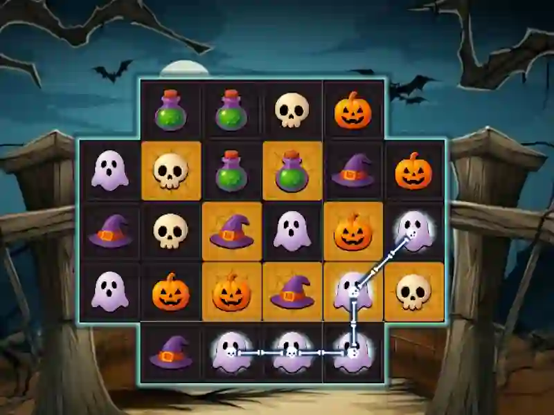 Гульня Spooky Chains онлайн