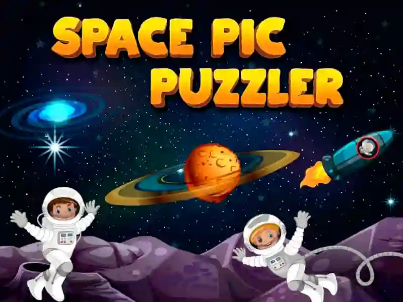Гульня Space Pic Puzzler онлайн